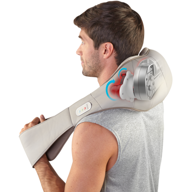 Quad Action Shiatsu Kneading Neck And Shoulder Massager With Heat Feel Better Wellness 4135